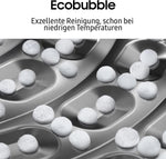 Samsung Waschmaschine, 9 kg, 1.400 U/min, EEK: A, Mikroplastik-Programm, Ecobubble, 14 Programme, WiFi SmartControl, Schwarz, WW90CGC04AABEG