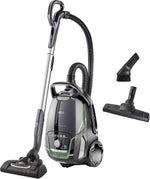 AEG VX9-2-ÖKO Staubsauger / 12 m / 850 Watt/nur 65 dB(A) / 5 l/schwarz/grün & AFS1W Allergy Plus Filter (Ideal für Allergiker, Filterwirkung mehr als 99%, saubere Luft, waschbar) blau/weiß