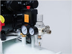Compresor silencioso Starkwerk, compresor de aire comprimido, compresor 10 bar, 3,3 kW, 4,5 CV, 400 voltios, SW 477/10, incluye reductor de presión y separador de agua