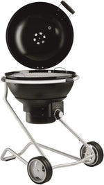 RÖSLE Barbacoa de carbón esférica No.1 AIR F60, sistema de control de aire, termómetro en la tapa, rejilla de acero inoxidable, superficie de cocción extra grande