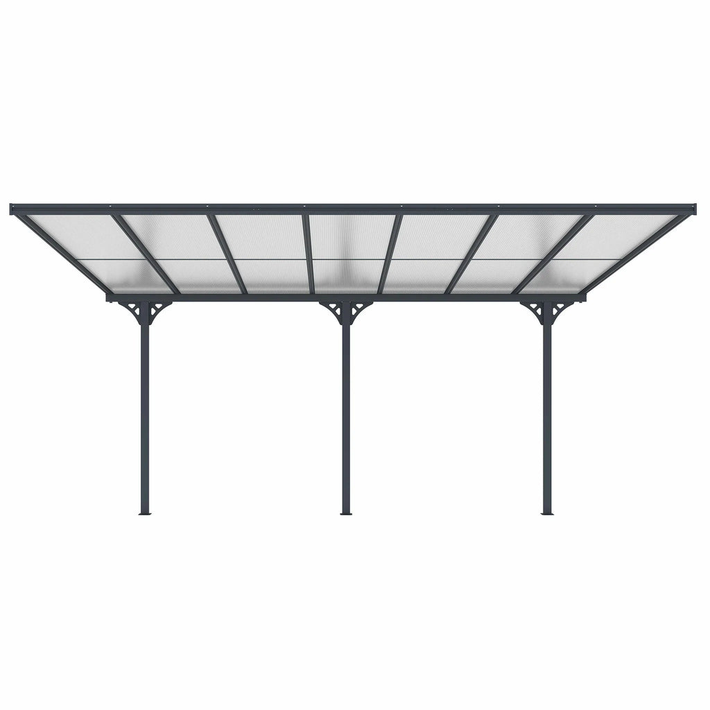 Fornorth Terrassenüberdachung 435x300x225-270cm