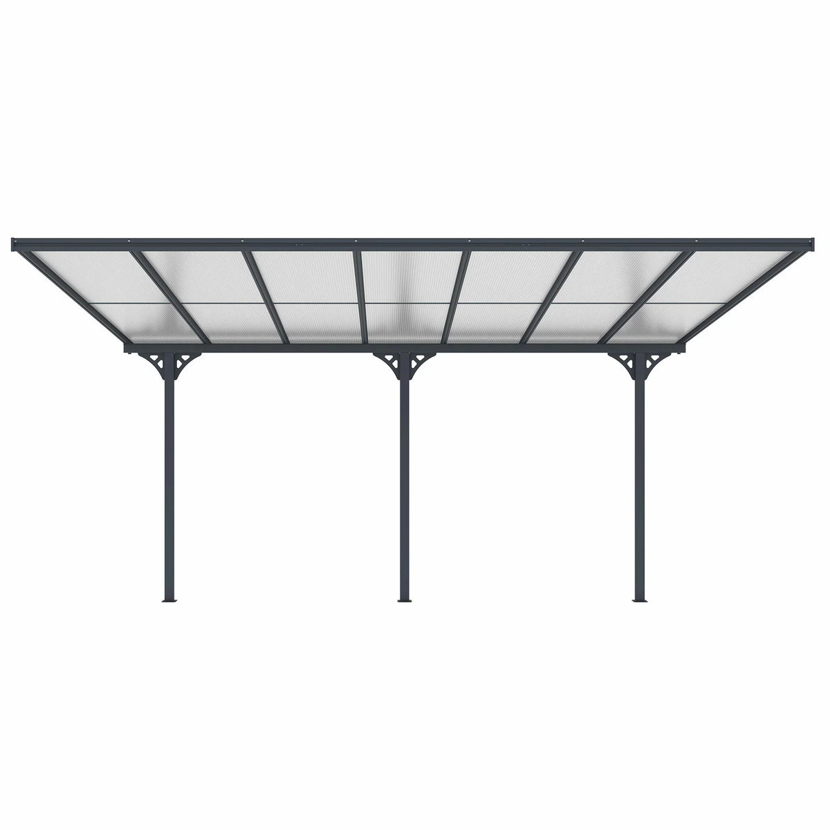 Fornorth Terrassenüberdachung 435x300x225-270cm