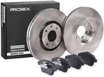 RIDEX Kit de frenos - Discos y pastillas de freno, eje delantero, Ø302,0 mm ventilados, apto para PEUGEOT 207 3/5 puertas (WA, WC), 208 I 3/5 puertas (CA, CC), 308 I 3/5 puertas (4A, 4C), 307 3/5 puertas
