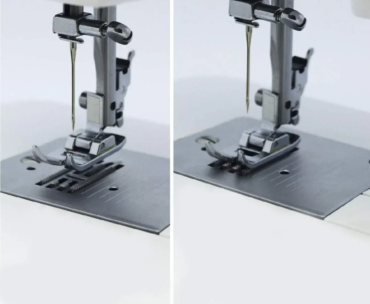 Máquina de coser Alfa Practik 9, 34 puntadas, luz LED, chasis metálico