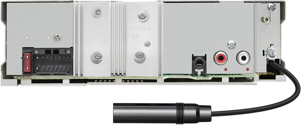 Autorradio CD JVC KD-DB622BT con DAB+, manos libres Bluetooth (procesador de sonido, USB, entrada auxiliar, control de Spotify, 4 x 50 vatios, iluminación de botones en rojo, sin antena)