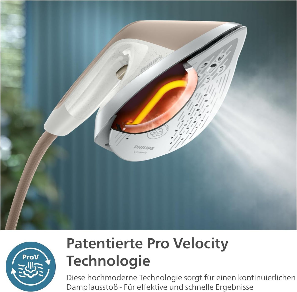 Philips All-in-One-Bügellösung 6000 Serie, Weiß, 1800W