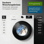 Lavadora Bomann 7 kg, 1400 rpm, motor inverter, 10 años de garantía, 15 programas, inicio diferido, WA 7175.1, clase energética A
