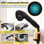 Limpiador a vapor TVD, limpiador de tapicería, limpiador a vapor con cable de alimentación extralargo de 5 m para suelos, horno, coche, azulejos, alfombras, tapicería, sofás, chinches.
