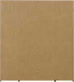 Armario Forte KAIKAIS 170, moderno armario de puertas correderas, 2 puertas, espejo, dormitorio, aglomerado de madera, blanco alto brillo, 170,3 cm de ancho x 190,5 cm de alto x 61,2 cm de profundidad