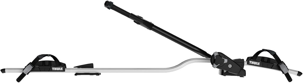 Thule ProRide, portabicicletas de techo vertical para un montaje rápido y cómodo, para bicicletas de hasta 20 kg, 598001, plata