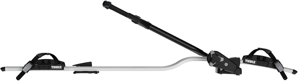 Thule ProRide, portabicicletas de techo vertical para un montaje rápido y cómodo, para bicicletas de hasta 20 kg, 598001, plata