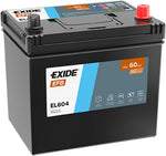 Exide EL604 - Batería de coche EFB - 12 V 60Ah 520A - Compatible con Start and Stop