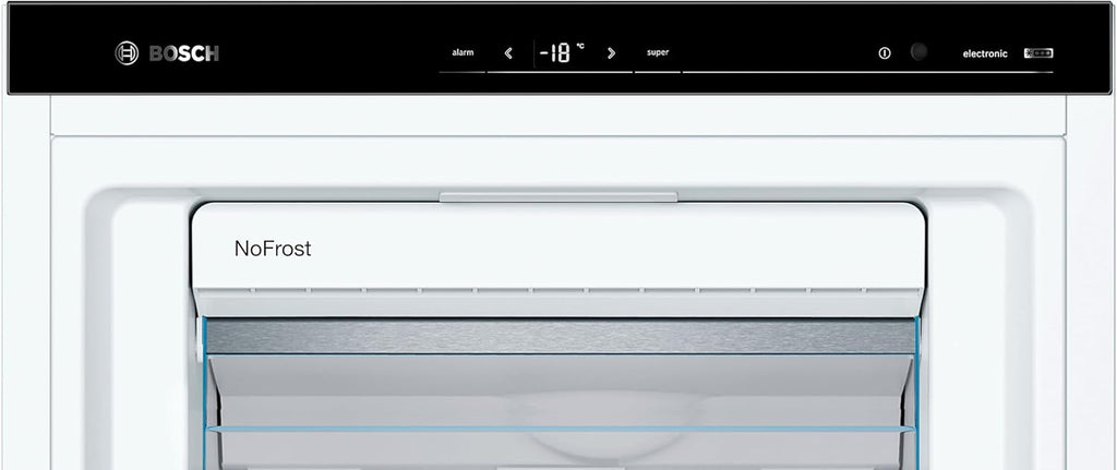 Congelador vertical independiente XXL Bosch Hausgeräte GSN54AWDV Serie 6 / A+++ / 176 x 70 cm / 188 kWh/año / blanco / 360 l / IceTwister / BigBox