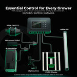 MARS HYDRO Kit completo de tienda de cultivo inteligente con controlador integrado WiFi, lámpara de cultivo TS1000 programable y regulable, caja de cultivo de alta reflectividad 1680D de 80x80x160 cm, kit de ventilación automática de 4"