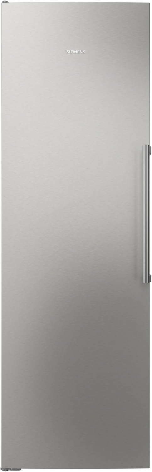 Siemens iQ500 Freistehender XXL Kühlschrank 186,2 x 59,5 cm, KS36NAICG, 402 L Kühlen, Total noFrost, hyperFresh 0°C Schubladen, LED-Beleuchtung, Nahtlose Platzierung, antiFingerprint Edelstahl