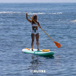 HUIIKE Tabla Paddle Surf Hinchable con Accesorios Incluidos, Remo, Quillas, Inflador. Stand Up Paddle Board Gran Estabilidad y Resistencia. 305 x 84 x 15 cm, Soporta hasta 130 kg