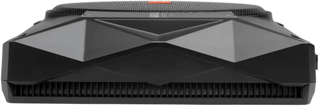 Subwoofer activo para coche JBL BassPro SL2 de 8 pulgadas bajo el asiento - Subwoofer para coche de 125 vatios con amplificador de potencia integrado, negro