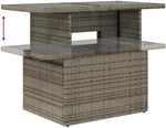 vidaXL Juego de sofá de jardín de 5 piezas con cojines, ratán sintético gris, conjunto de sofá para exterior, conjunto de salón de jardín