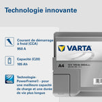 Batería de arranque XEV Varta Silver Dynamic AGM L6 A4 12V 105Ah / 950A 605901095