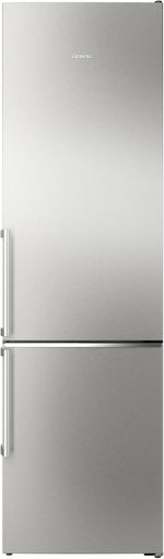 Siemens KG39NAIAU iQ500 Frigorífico combi de libre instalación, congelador inferior, 363 l, Total noFrost, hyperFresh, extremadamente silencioso, iluminación LED, 203 x 60 cm, acero inoxidable antihuellas