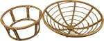 FRANK FLECHTWAREN Sillón relax Papasan, 3 pzas.