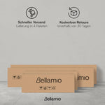 Set de armarios multiusos Bellamio de 2 piezas – Conjunto de armarios con archivador y armario escobero en blanco – Armario despensa con compartimento para aspiradora – Armario para el hogar de madera de 60 cm de ancho – Armario multiusos de 2 unidades