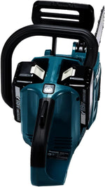 Motosierra Makita DUC355PT2 Twin, 18 V / 36 V, LXT, inalámbrica, 35 cm, litio, 2 x 5,0 Ah