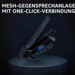Sistema de comunicación de malla para motocicletas SPIDER-RT1-01 Bluetooth 5.2 Mesh Intercom, alcance de 8 km, Group Mesh hasta 24 conductores, inalámbrico