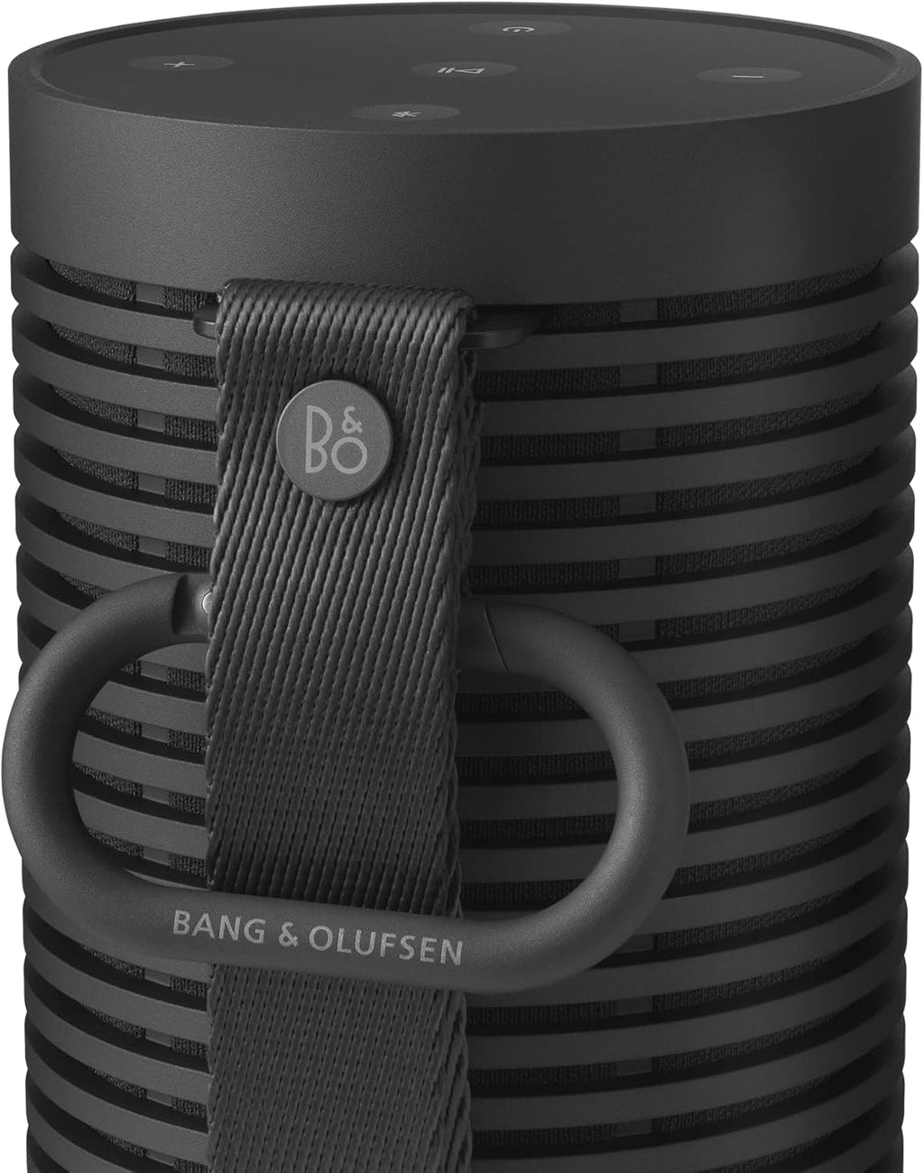 Bang & Olufsen Beosound Explore – Altavoz Bluetooth inalámbrico portátil para exteriores, hogar y viajes, 27 horas de autonomía, resistente al agua, sonido 360° + cable de carga USB-C – Negro antracita