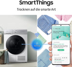 Samsung Waschmaschine, 9 kg, 1.400 U/min, EEK: A, Mikroplastik-Programm, Ecobubble, 14 Programme, WiFi SmartControl, Schwarz, WW90CGC04AABEG
