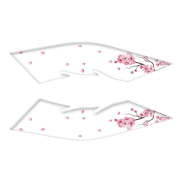 Honda PCX Sakura Edition Beyaz Zemin Ayak Yan Pad Set (2021-2024)