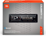 Autorradio Bluetooth para coche JBL Celebrity 150 de Harman Kardon, Radio 1 DIN, 4x50W, transmisión Bluetooth, kit manos libres para coche, panel frontal extraíble, AM/FM, USB, SD, AUX, 2 salidas RCA para amplificador