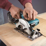 Sierra circular inalámbrica Makita 51 mm, (18 V/5  Ah, 2 baterías y cargador en Makpac), DSS501RTJ, negro, azul