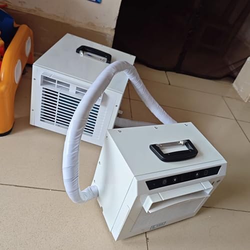 Tragbare Split-Klimaanlage 3000 BTU, Touchpanel & Fernbedienung, 24H Timer für Home Office Camping, Keine Montage erforderlich