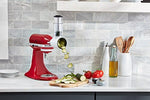 Robot de cocina KitchenAid Artisan con cortador de verduras, picadora de carne y muchos accesorios, 5KSM175PSEER (Rojo imperio)