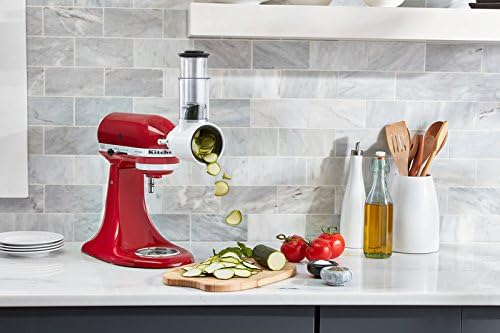 Robot de cocina KitchenAid Artisan con cortador de verduras, picadora de carne y muchos accesorios, 5KSM175PSEER (Rojo imperio)