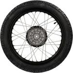 Set: 2 ruedas completas llanta de aluminio 1,6x16", buje - anodizado negro + acero inoxidable