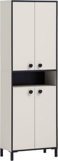 Zapatero Schildmeyer Edda 702033, color crema beige, 60,2 x 33 x 185 cm