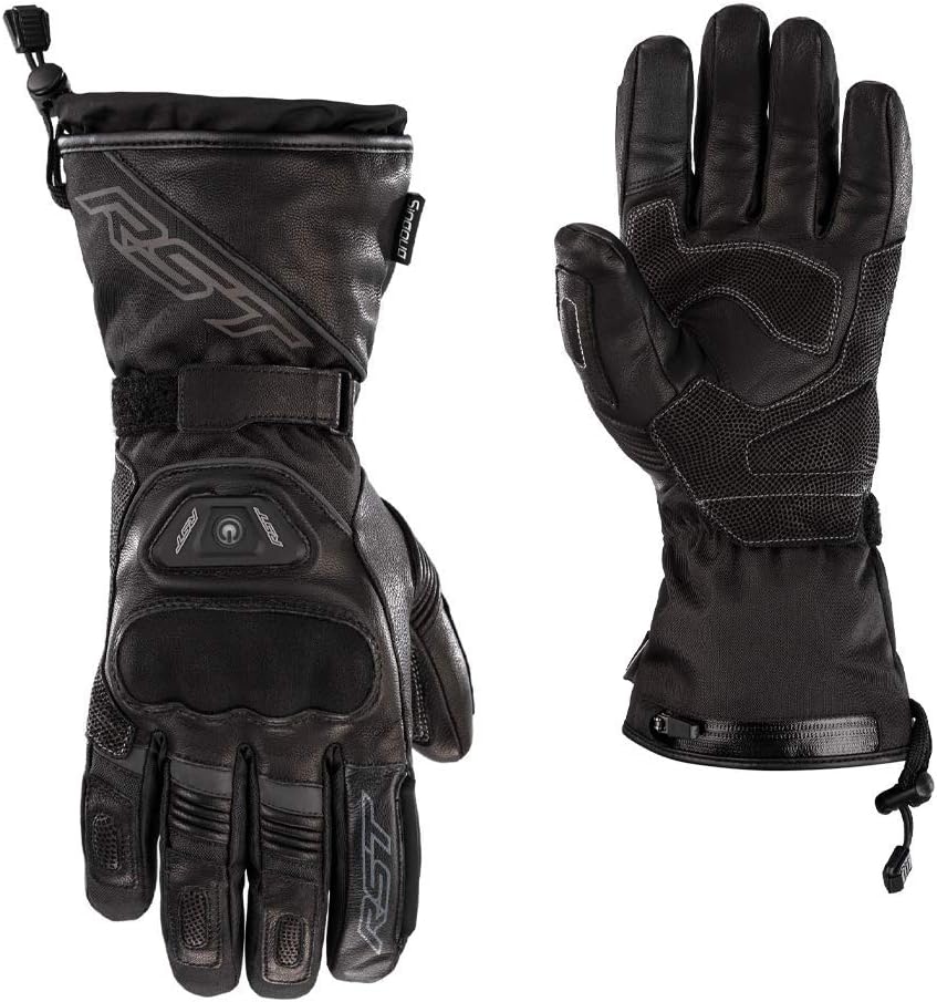 Guantes de moto calefactables RST Paragon 6 WP (Negro, S)