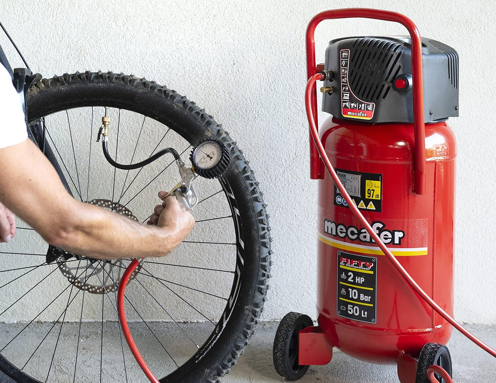 Compresor Mecafer 425090 de 50 L y 2 hp fifty mecafer