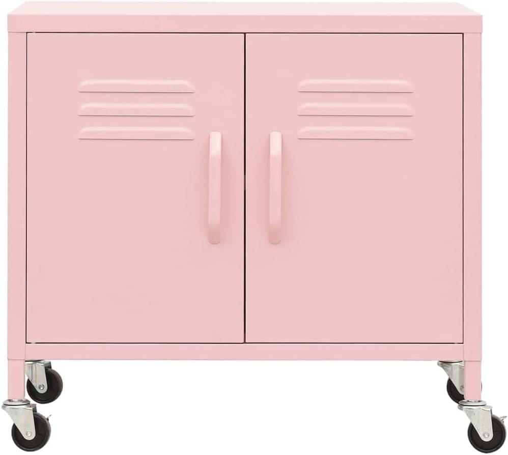 Armario de almacenamiento genérico rosa 60x35x56 cm de acero, Muebles, Armarios, Armarios de almacenaje y taquillas, 11,2 kg, 336265