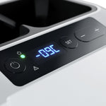 Nevera de compresor DOMETIC CFF 12, eléctrica, ligera, 13 litros, 12/230 V para coche, camión, barco, autocaravana y enchufe, gris