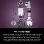 2025 Sistema de Cocina Ninja Detect™ Power Blender + Processor Pro