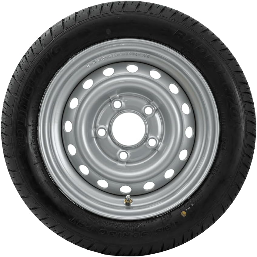 Rueda reforzada para remolque LINGLONG 195/50 R13C 104/101N UNITRAILER llanta 5.5Jx13H2 5x112 ET:30