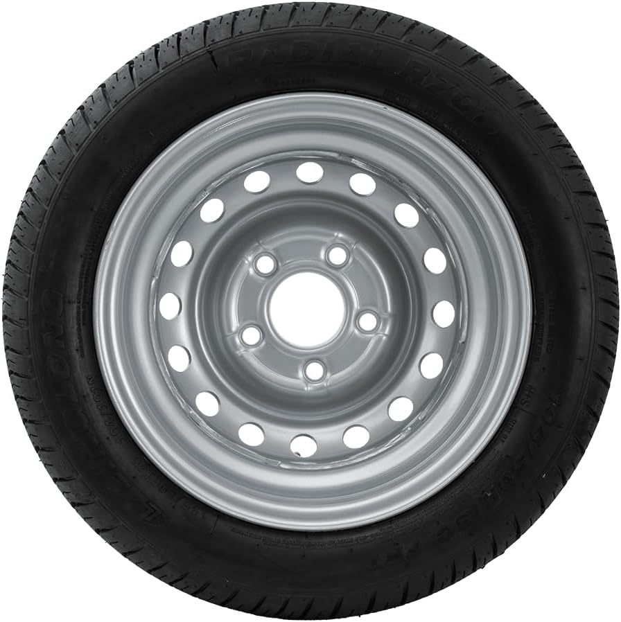 Rueda reforzada para remolque LINGLONG 195/50 R13C 104/101N UNITRAILER llanta 5.5Jx13H2 5x112 ET:30