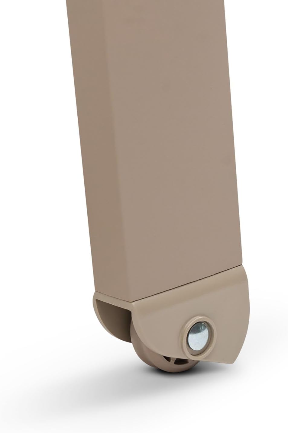 Tumbona de jardín IDIMEX ESPIRITU ajustable en altura, champán – Tumbona con respaldo ajustable de aluminio y textileno resistente a los rayos UV, para terraza, balcón, jardín, tumbona de relax para exterior