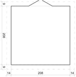 Caseta de jardín de madera - Cobertizo para herramientas de madera - Caseta para equipos, puerta de alta calidad con cerradura, 236x226x218 cm / 4,33 m², cobertizo para bicicletas - Casetas de jardín y almacenamiento, tejado impermeable TIMBELA M369F