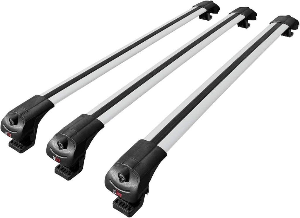 Barras de techo compatibles con Dacia Duster 2014-2018 ACE-1 Barras de techo 3 barras Gris