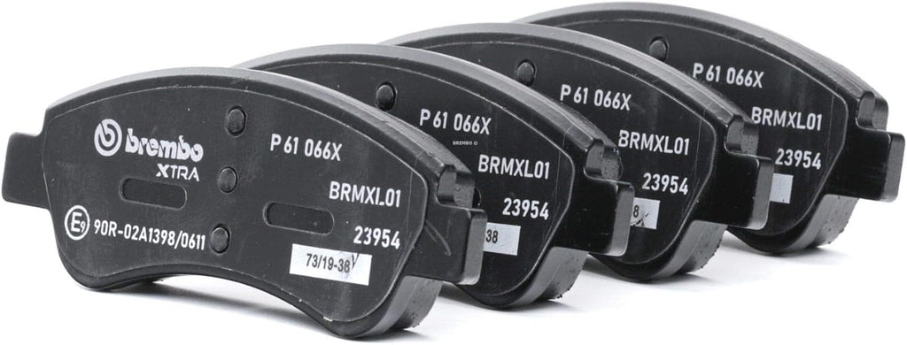 Brembo Max 09.8695.75 - Disco de Freno Delantero - Juego de 2 discos y P 61 066X Pastilla de Freno