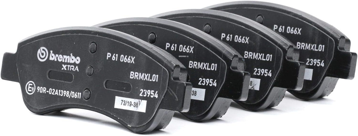 Brembo Max 09.8695.75 - Disco de Freno Delantero - Juego de 2 discos y P 61 066X Pastilla de Freno